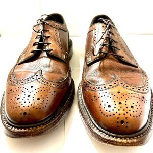 FLORSHEIM Royal Imperial 5Nail V Cleat  93602 Oxford Wingtp Size 10 C